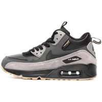 Nike Air Max 90 Mid Black Grey зимние