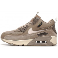 Nike Air Max 90 Mid Grey Beige зимние