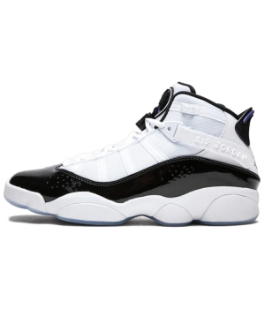 Nike Air Jordan Rings 6 Black White детские