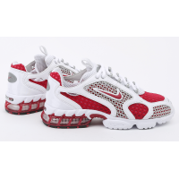 Stussy x Nike Air Zoom Spiridon Cage 2 White Red