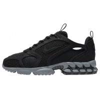 Stussy x Nike Air Zoom Spiridon Cage 2 Black Cool Grey