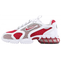 Stussy x Nike Air Zoom Spiridon Cage 2 White Red