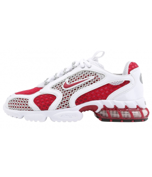 Stussy x Nike Air Zoom Spiridon Cage 2 White Red