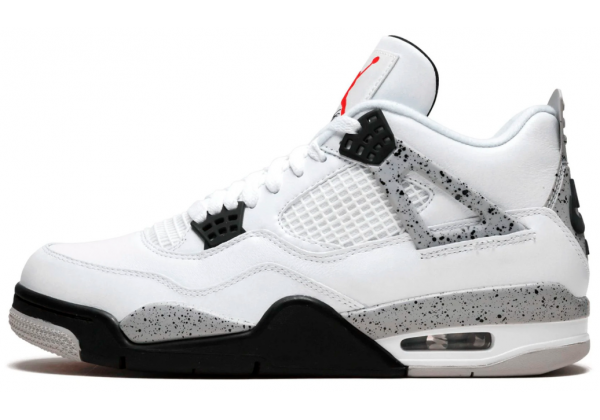 Nike Air Jordan 4 White Cement с мехом