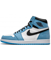 Nike Air Jordan 1 High University Blue с мехом