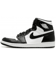 Nike Air Jordan 1 High Black White с мехом