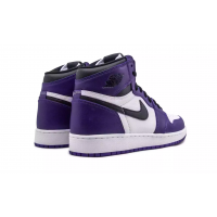 Nike Air Jordan 1 High Court Purple 2.0 с мехом
