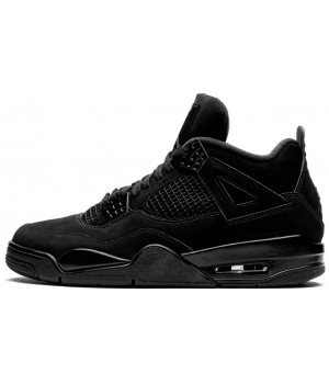Nike Air Jordan 4 Black Cat с мехом