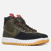 Nike Lunar Force 1 Duckboot Green с мехом