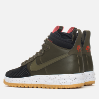 Nike Lunar Force 1 Duckboot Green с мехом