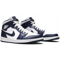 Мужские кроссовки Nike Air Jordan бело-синие