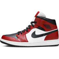 Кроссовки Nike Air Jordan 1 Mid Chicago Black Toe