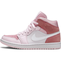 Кроссовки Nike Air Jordan розовые с белым