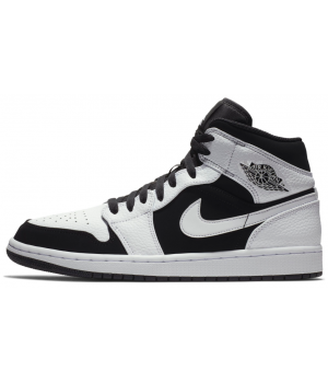 Кроссовки Nike Air Jordan 1 Mid Black White