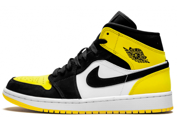 Кроссовки Nike Air Jordan 1 Mid SE Yellow Toe