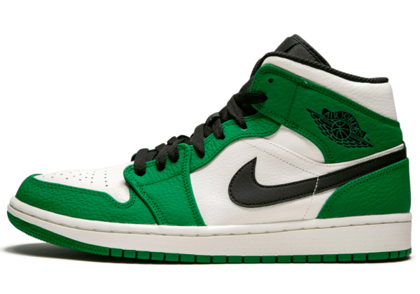 Кроссовки Nike Air Jordan 1 Mid SE Pine Green