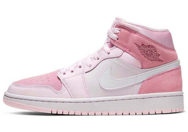 Кроссовки Nike Air Jordan 1 Mid Digital Pink