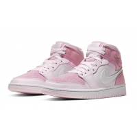 Кроссовки Nike Air Jordan 1 Mid Digital Pink