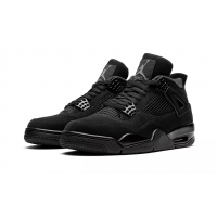 Nike Air Jordan 4 Black Cat с мехом