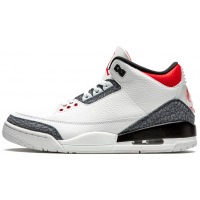 Кроссовки Nike Air Jordan 3 Denim Fire Red