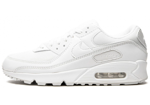 Кроссовки Nike Air Max 90 Leather Triple White