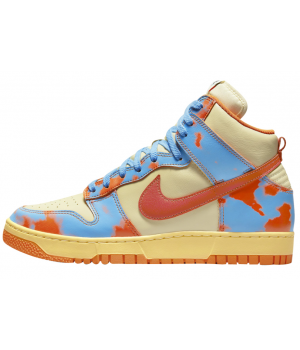 Кроссовки Nike Dunk High 1985 Orange Acid Wash