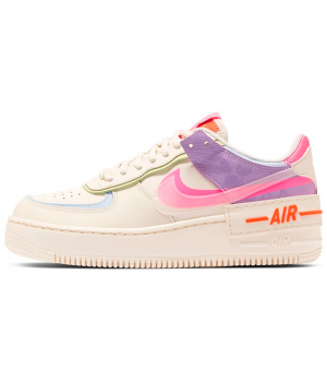 Кроссовки Nike Air Force 1 Shadow Double Swoosh Sail Pink Purple