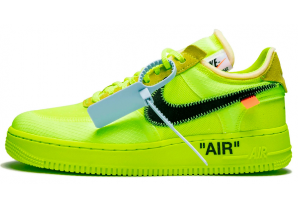 Кроссовки Nike Air Force 1 X Off White Volt