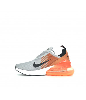 Nike кроссовки Air Max 270 серые с оранжевым
