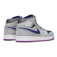 Кроссовки Air Jordan 1 Mid фиолетовые