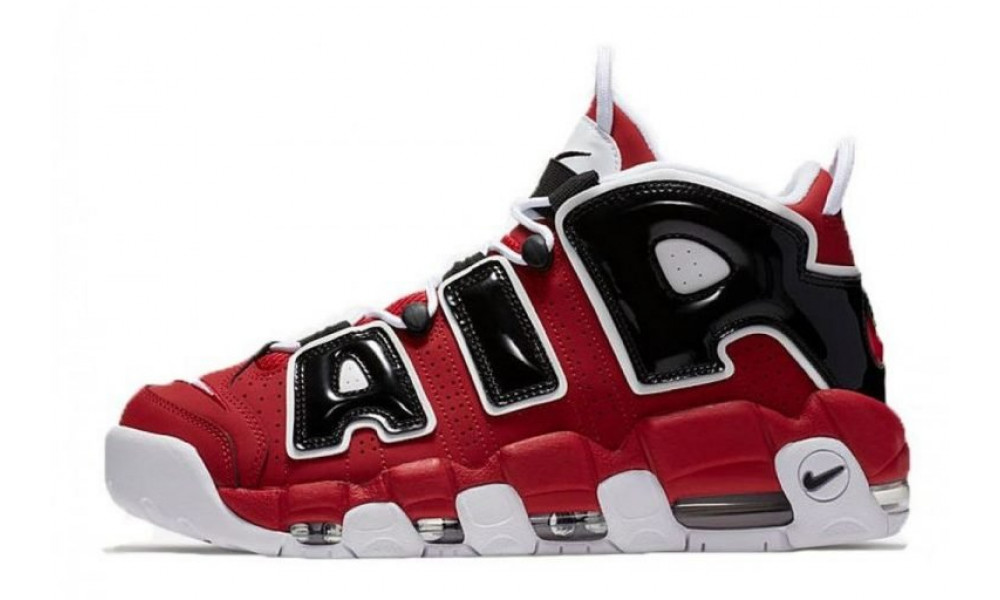 Nike air uptempo 96 white and red hotsell