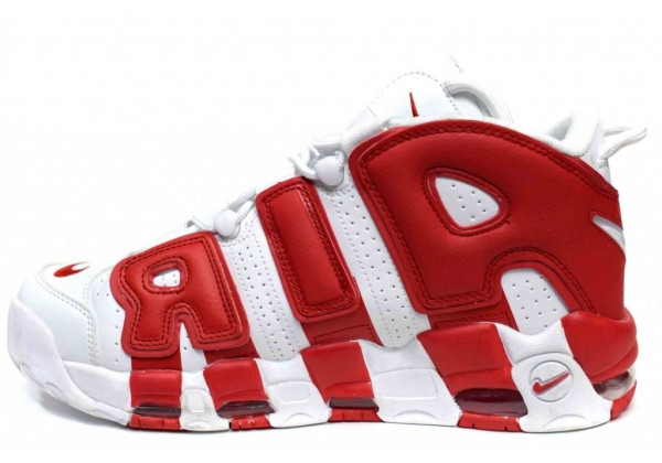 Nike Air More Uptempo 96 White Red 