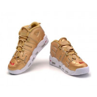 Nike Air More Uptempo 96 Gold White