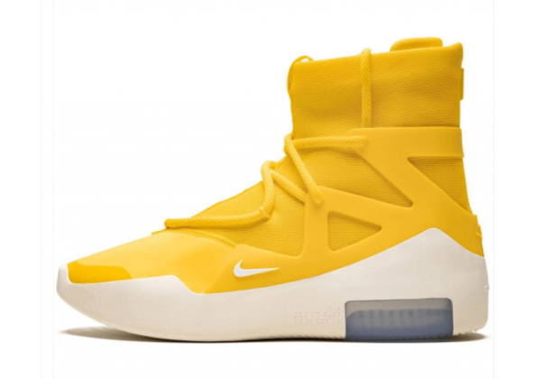 Кроссовки Nike Air Fear Of God 1 желтые