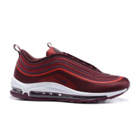 Кроссовки Nike Air Max 97 низкие бордовые