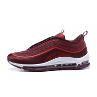 Кроссовки Nike Air Max 97 низкие бордовые