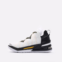 Баскетбольные кроссовки Nike Lebron XVIII черно-белые