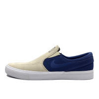 Слипоны Nike SB Zoom Janoski RM Premium синие с бежевым