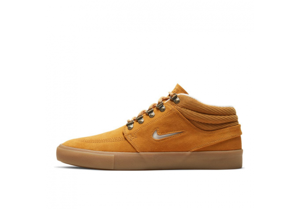 Кеды Nike SB Zoom Janoski замшевые высокие коричневые