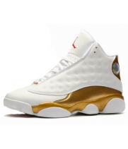 Air Jordan Retro 13 White Gold (Белые с золотым) 