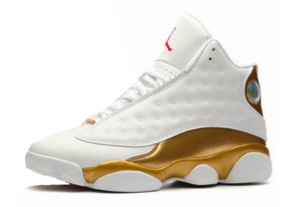 Air Jordan Retro 13 White Gold (Белые с золотым) 