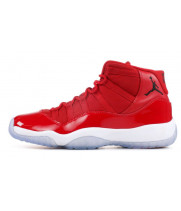 Air Jordan Retro 11 High Red & White 