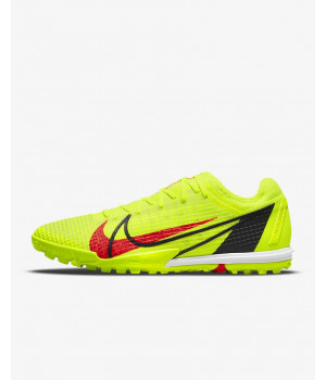 Бутсы Nike Mercurial Vapor 14 Pro TF салатовые