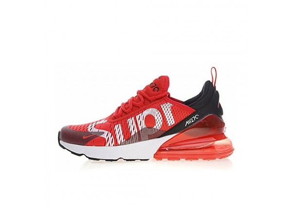 Кроссовки Air Max 270 x Supreme Red Black White