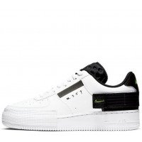 Nike кроссовки Air Force 1 Type Volt White Black