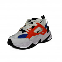 Мужские кроссовки Nike M2k Tekno белые с синим