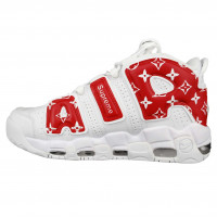 Nike Air More Uptempo x Supreme White Red