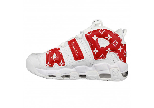 Nike Air More Uptempo x Supreme White Red