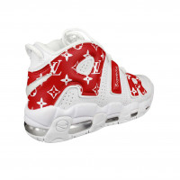 Nike Air More Uptempo x Supreme White Red