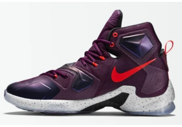  Кроссовки Nike Lebron 13 фиолетовые